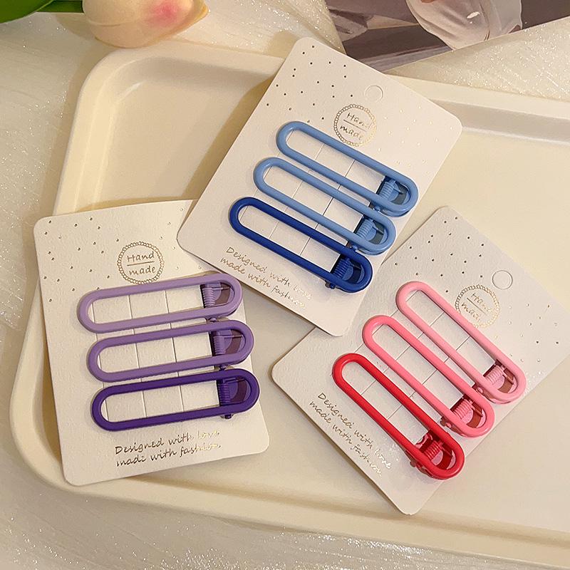 2026 New Style Colorful Duckbill Bangs Hair Clip - Women's & Children's Hair Accessory