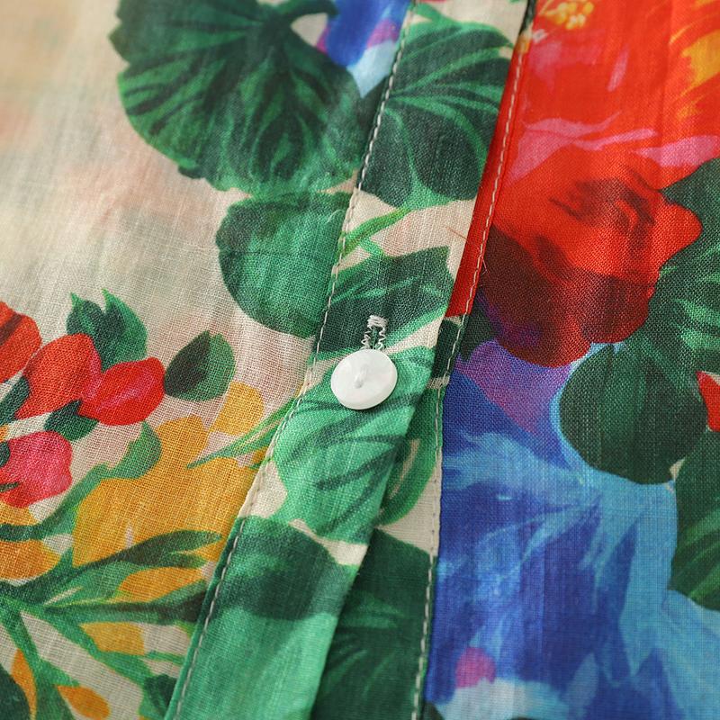 DIMANAF Plus Size Women Cotton Tops Shirts Tees Casual Loose Blouse 2025 New Autumn Print Long Sleeve