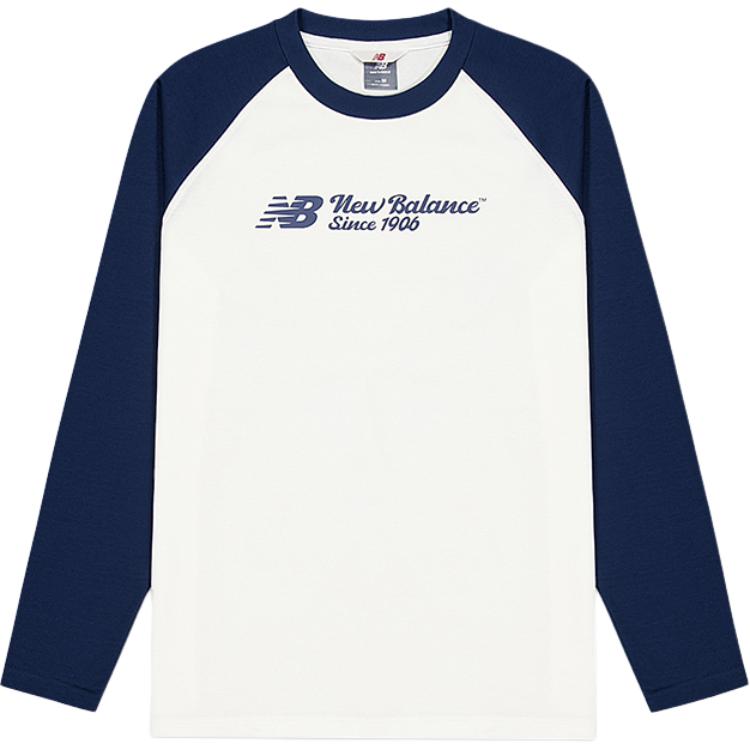 New Balance T Shirts Men s White Crew Neck Moderate NDF31011-IV L