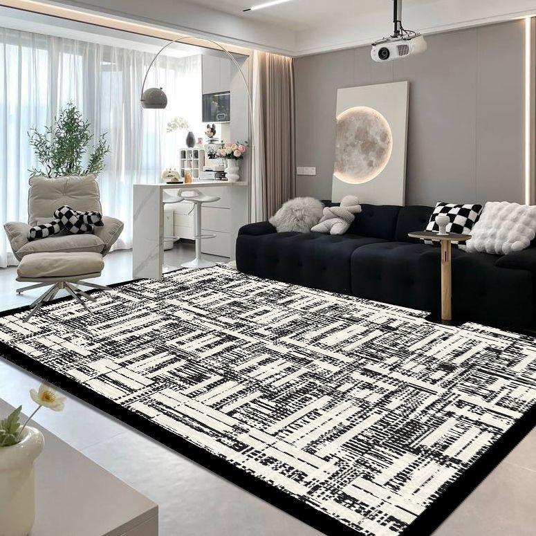 Nordic Modern Abstract Carpets for Living Room Home Floor Mat Study Large Area Rug Washable Bedroom Decor Minimalist Carpet