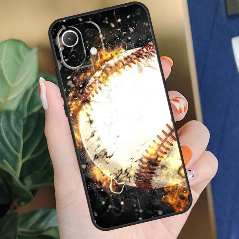 Baseball Case For Xiaomi 15T 14T 13T Pro 14 15 Ultra 17 Pro Max POCO X7 F8 Pro X5 X6 F5 F6 F7 Coque