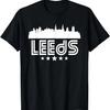 Leeds England Skyline Retro Style T-Shirt