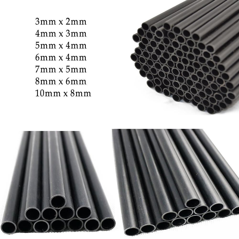 16Pcs/Lot Carbon Fiber Tube 3mm/4mm/5mm/6MM/7MM/8MM/10MM For Quadcopter Multicoptor Fishing Rod (0.5meter/pcs) DIY Accessories