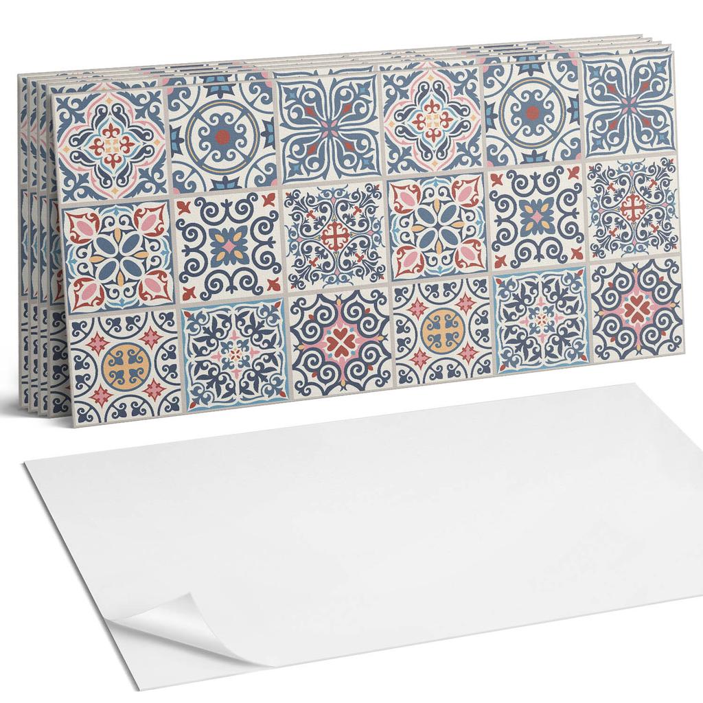 Kafelki Winylowe Z Wzorem Do Salonu Samoprzylepne Wzory W Stylu Mozaiki 6X60X30 Cm