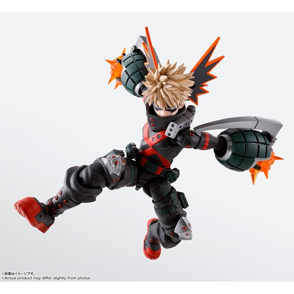 TAMASHII NATIONS S.H. Figuarts My Hero Academia Katsuki Bakugo 145mm PVC ABS Action Figure