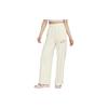 Sportswear Club Letter Lace Casual Knitted Sports Pants Women Bottoms Coconut-Milk FN3635-113