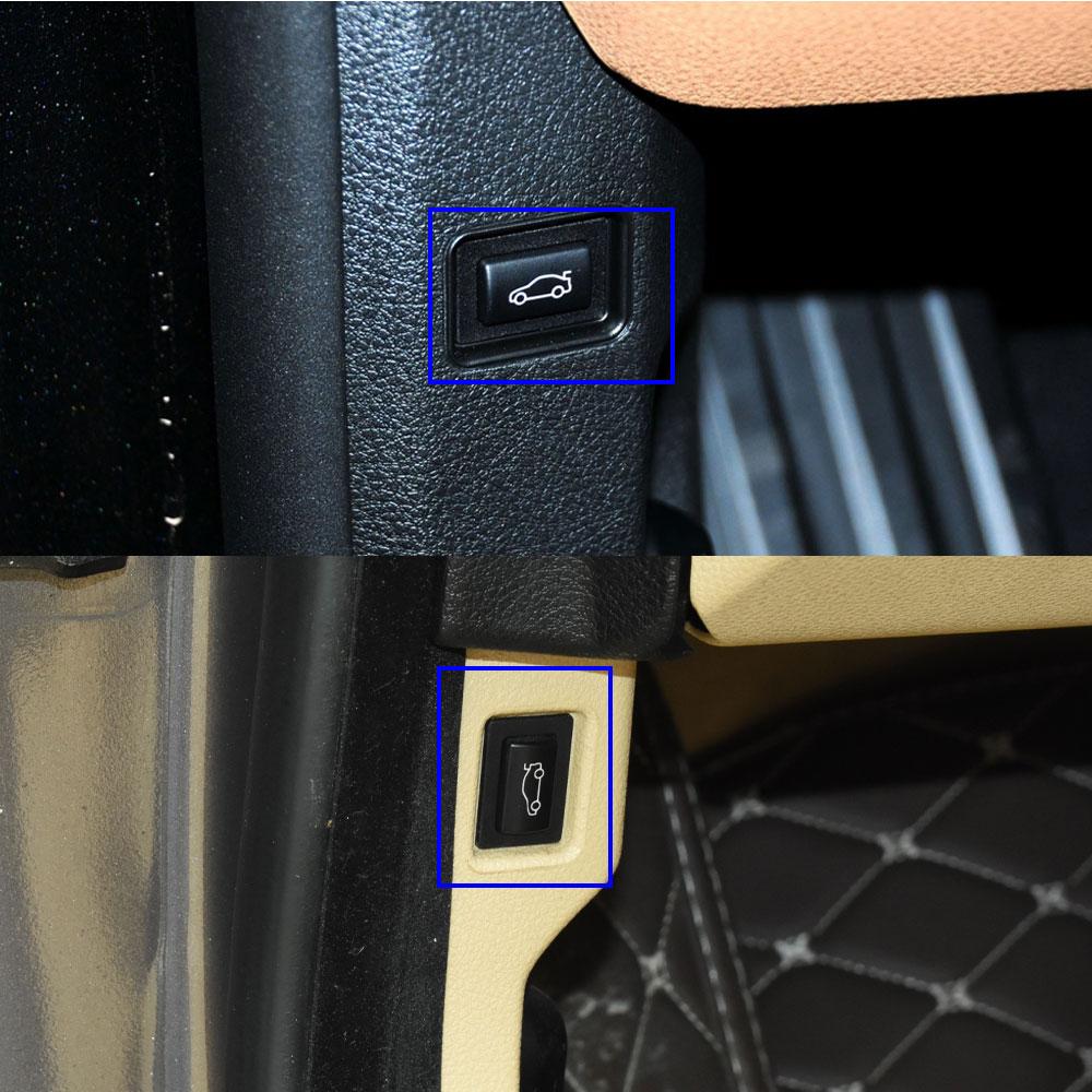 Capac buton de deblocare a portbagajului din spate al hayonului mașinii pentru BMW 3 5 7 X1 X3 F Series F20 F30 F35 F10 F11 F01 F02