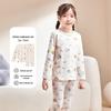 Hongdou Kids' 100% Cotton Thin Thermal Underwear Set