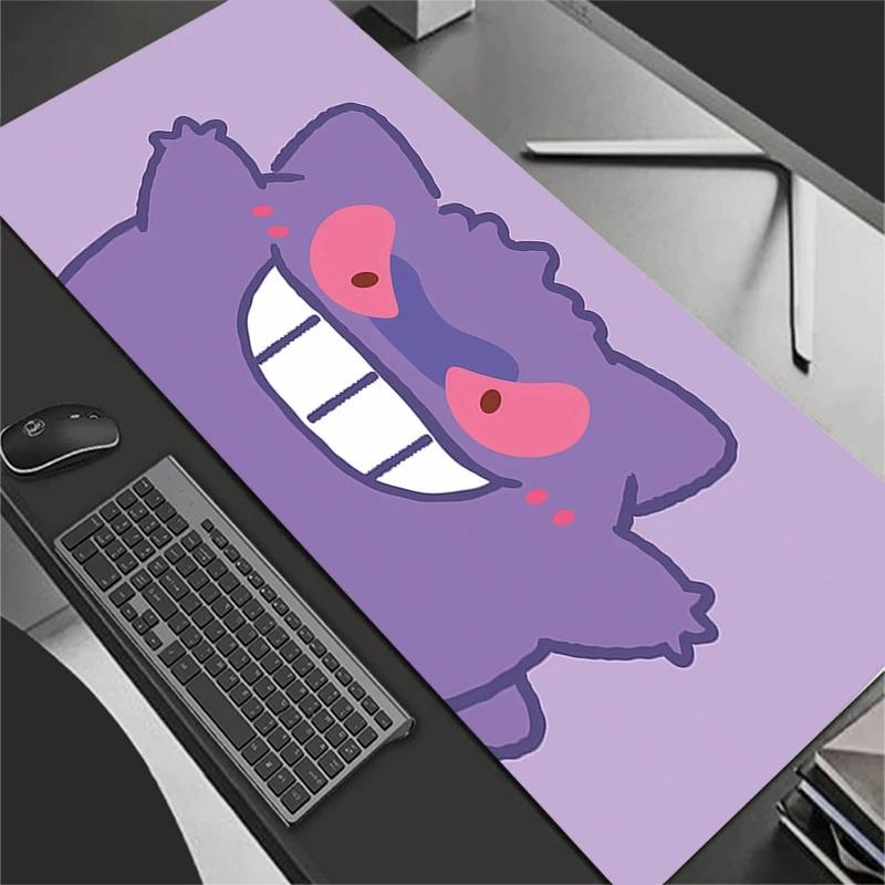 Mouse Pad P-Pokemons G-Gengar Anime Gaming Accessories Mousepad Gamer PC Completo Computer Keyboard Desk Mat Varmilo