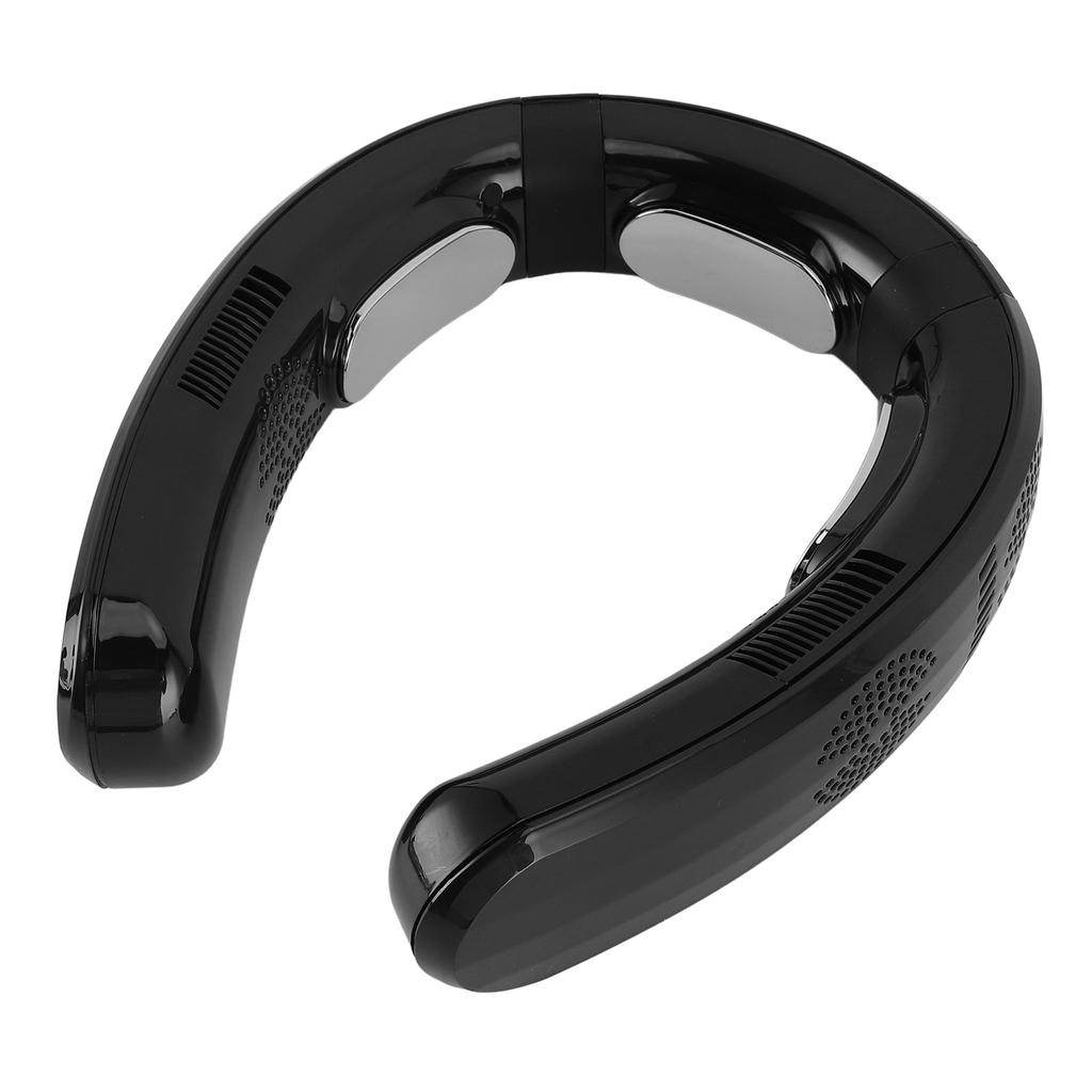 Portable Air Conditioner Neck Fan, Semiconductor Cooling Bladeless Fan 6000mAhCooling Heating Rechargeable Quiet Digital Display