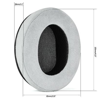 1 Pair Ear Pads for Brainwavz HM5 Headset Memory Foam Earpads Skin-Friend Ear Pads for Extra Durable Cover