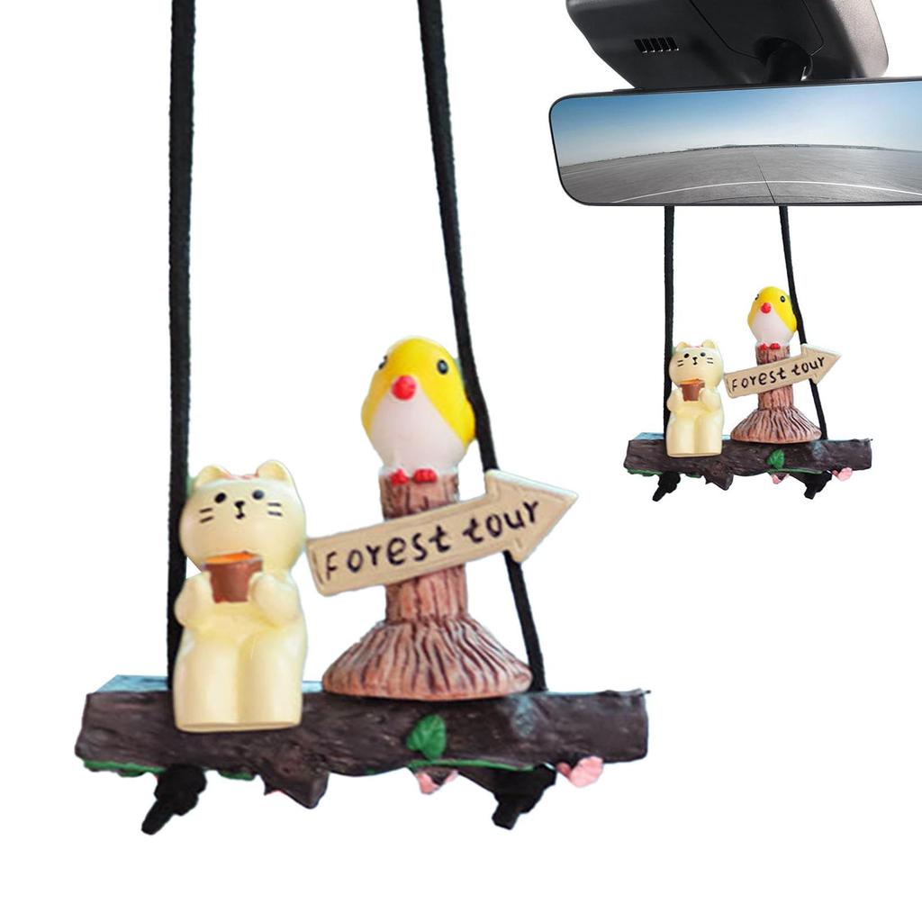 Cute Cat Car Decoration, Cute Cat Cartoon Design Car Decoration - Cat Car Ornament