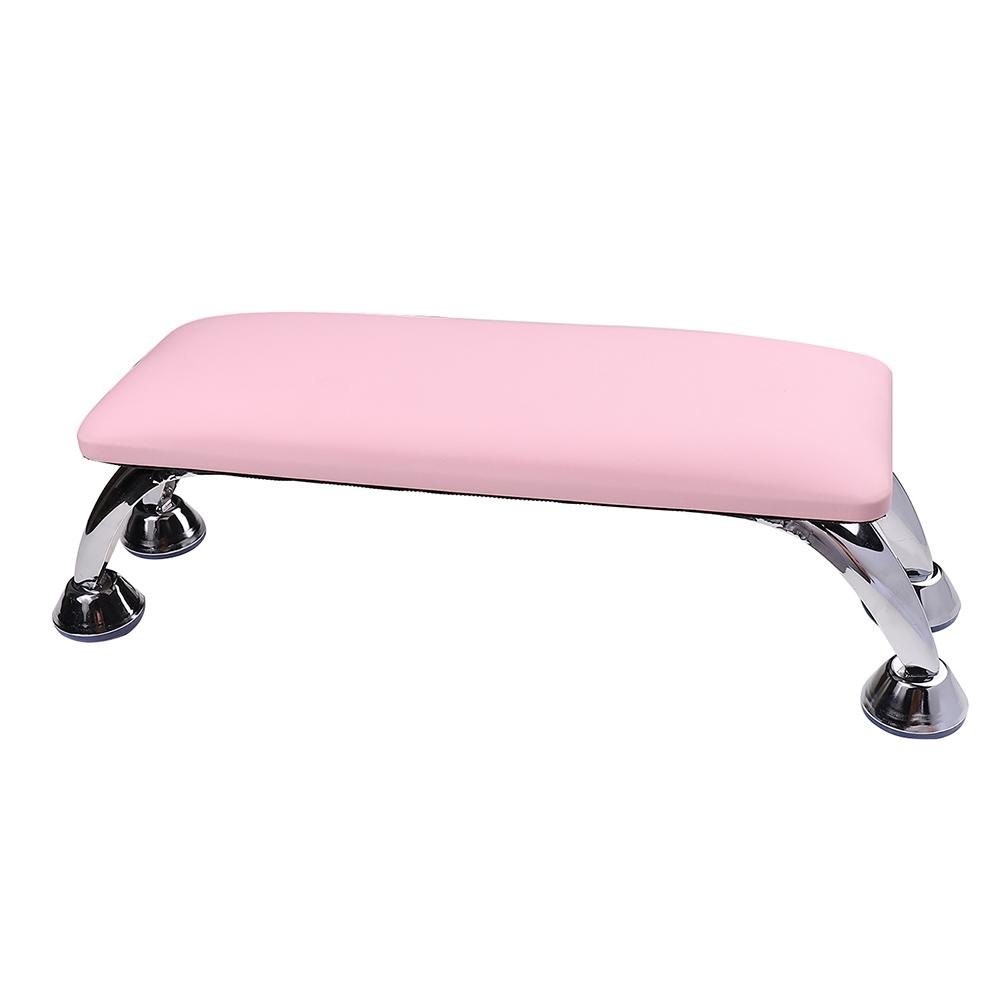 

Large Nail Hand Rest Pillow Adjustable Stand with Footstool, Memory Foam Manicure Table Cushion for Gel Polish Salon Home Use