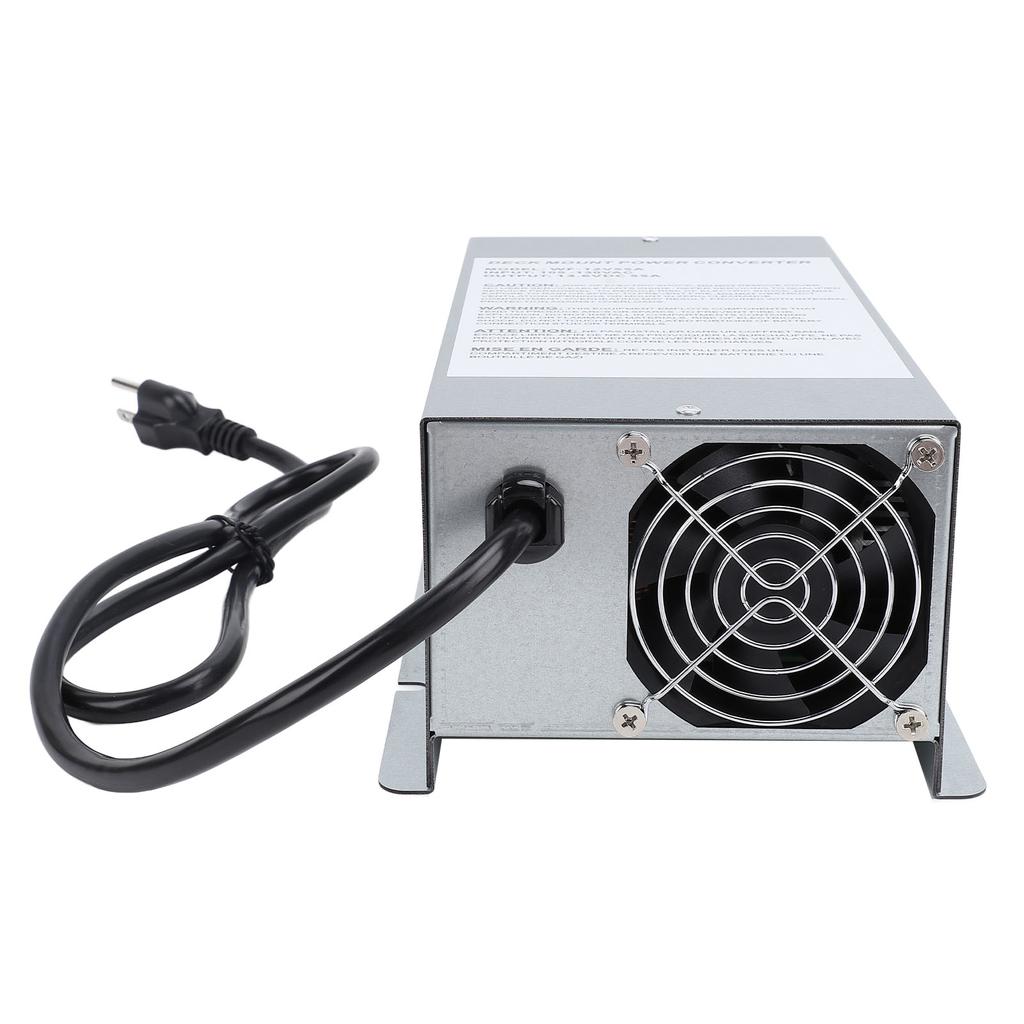 Deck Mount Power Converter WF 9855 55Amp 3 Stage Smart Charging Mode RV Power Charger for Trailer