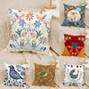 Blue Bird Home Decor Print Pillow Case Home Living Room Decoration Linen Pillowcover Pillow Cases Cushion Cover