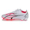 Puma Ultra Match Άνετα Ποδοσφαιρικά Παπούτσια Ag Fg Ανθεκτικά Ανδρικά Ποδοσφαιρικά Παπούτσια Λευκό Πορτοκαλί 107347-01