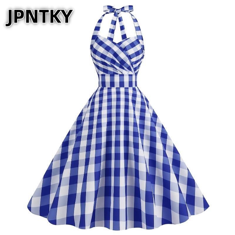 JPNTKY Fashion Summer Spring Sleeveless V-Neck Casual Dresses