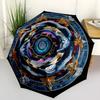 Snake Theme Design Folding Umbrella-Fashionable Auto-Open Design 8 Iron Ribs Plastic Handle Foldable Sunshade,Perfect Gifts