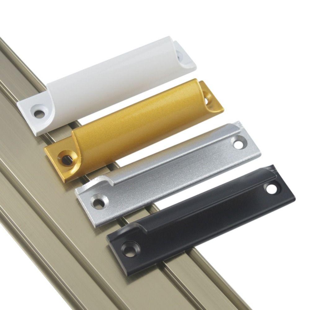 Aluminum Zinc Zinc Alloy Door Handle Push-pull Door  Knob Simple Door Pull  Cabinet
