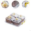 Dried Fruit Plate Set Appetizer Food Storage Container Decorative Candy Bowl Seasoning