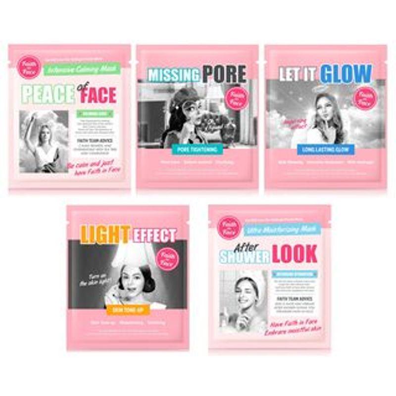 Faith in Face - Hydrogel Mask 1pc (5 Types) After Shower Look