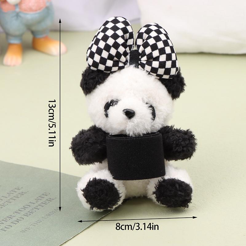 Plush Puppy Clutch Decoration Car Wiper Turn Signal Switch Decoration Cute Bowknot Dog Car Wiper Interior Accessories