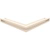 Vent Cover LUFT Corner 56x56x6 Cream Slim