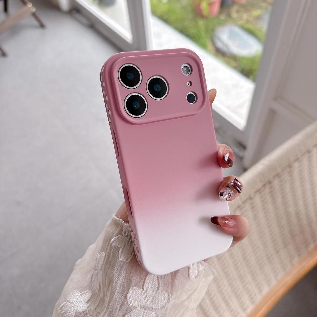 iPhone 17 PM Dual-Color Gradient Anti-Drop Case Cover for Apple 16 Pro Max