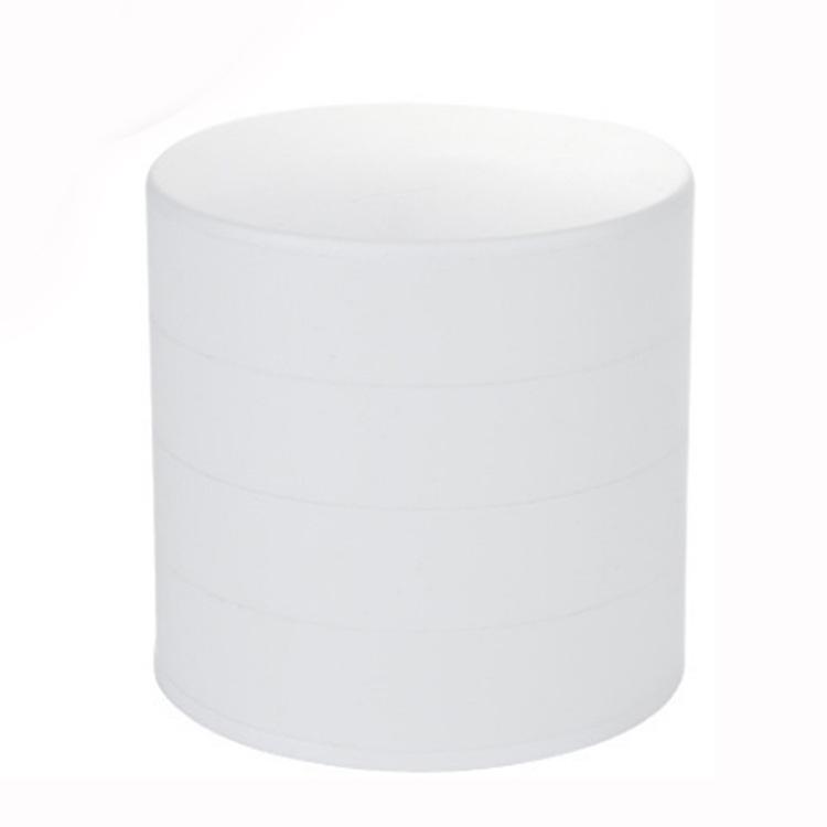 Schmuck- und Haaraccessoire-Box im nordischen Stil, drehbar, Samt, staubdicht