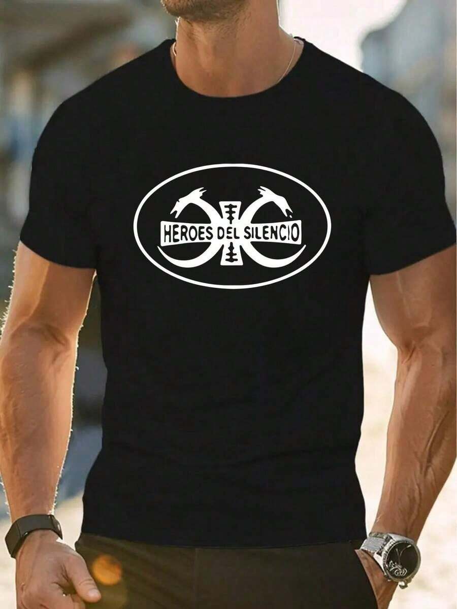 

Unisex s T - Shirt With Heroes Del Silencio Design Fashion Print T-Shirt S