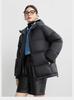 Winter new bread clothes men's and women's down jackets small windproof thickened cold-resistant warm black coat