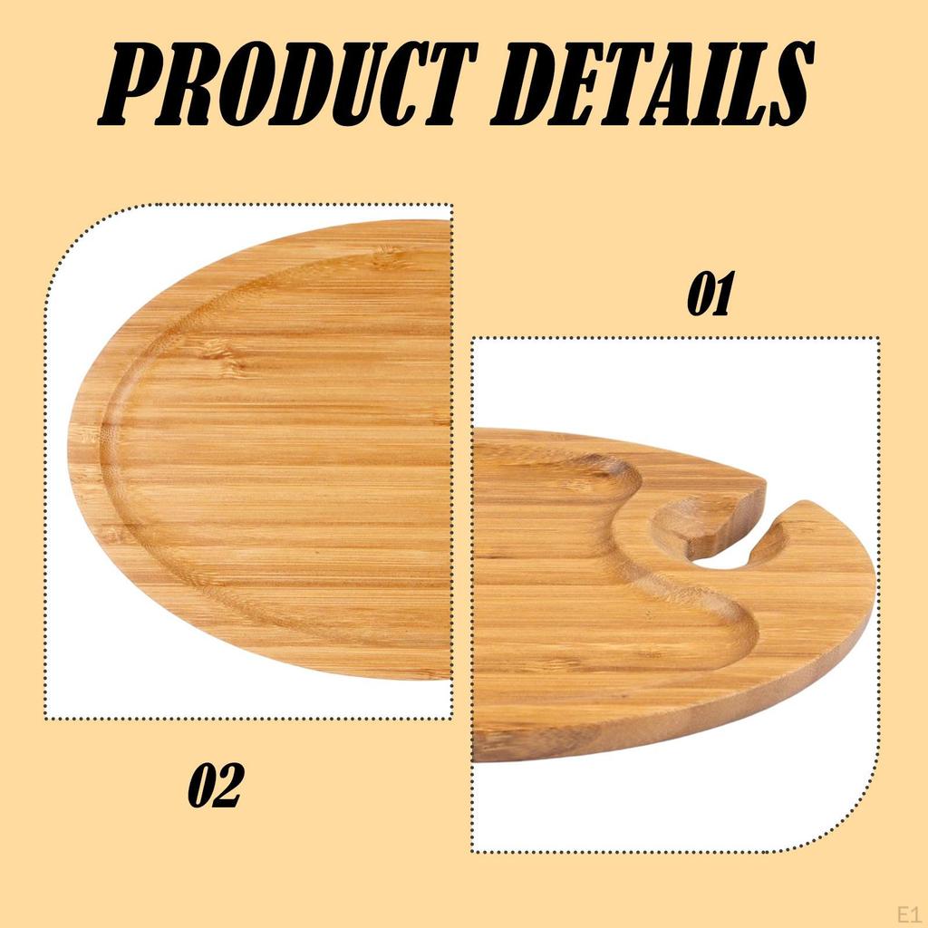 Appetizer Plate Board with Holder Dessert Tray Supplies Cheese for Party Hotel Bridal Shower