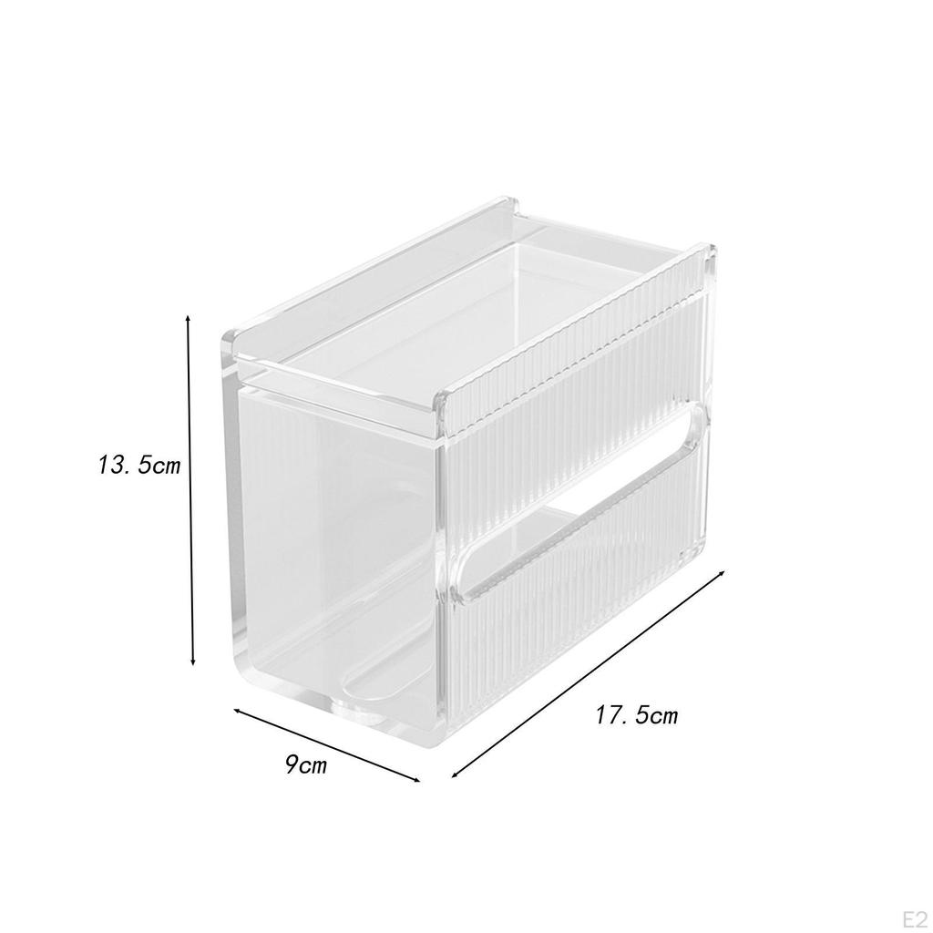 Dozownik serwetek, akrylowy pojemnik do przechowywania papieru toaletowego, wielofunkcyjny uchwyt na ręczniki montowany na ścianie
