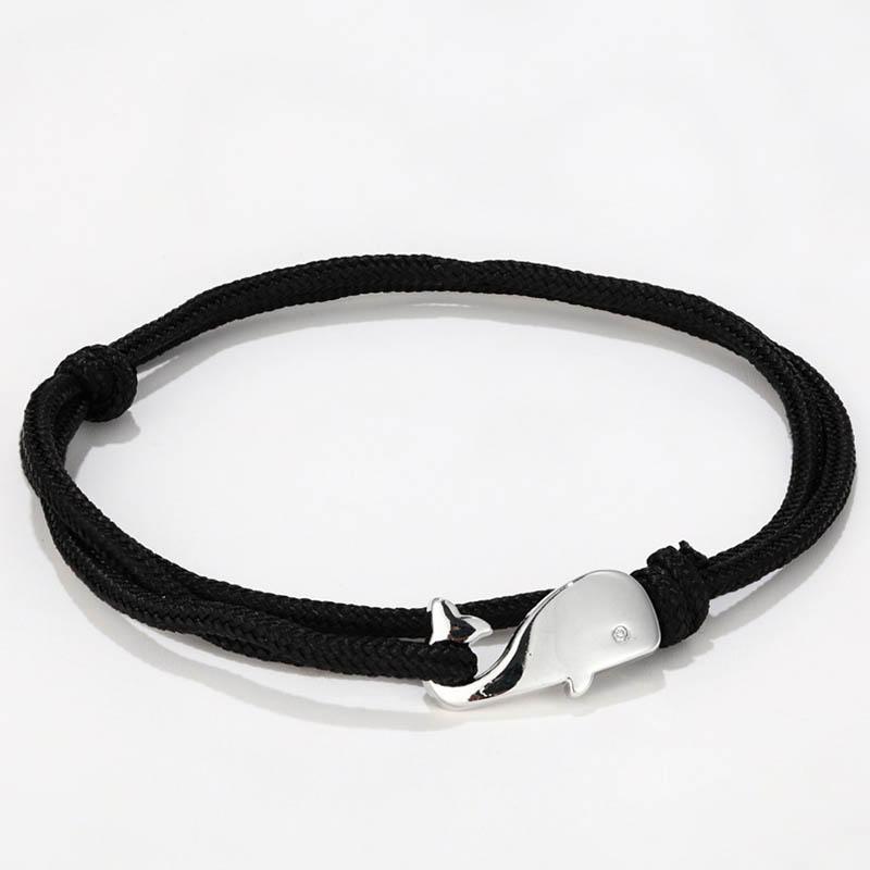 

Паракорд 1 шт. для мужчин и женщин, Лидер продаж, браслет унисекс с китами, металлические крючки, ювелирные изделия, регулируемый шнур-парашют