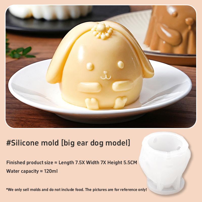 DIY Silicone Pudding Jelly Mold Food Grade Cartoon Mousse Maker Heat Resistant Non Stick Ice Cube Tray For Home Baking Kitchen