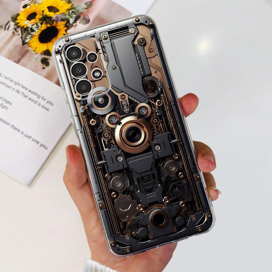 For Samsung Galaxy A13 Case A23 A33 A53 5G Cute Painted Cover Clear Silicone Soft TPU Phone Case For Samsung A53 A 13 23 33 Bags