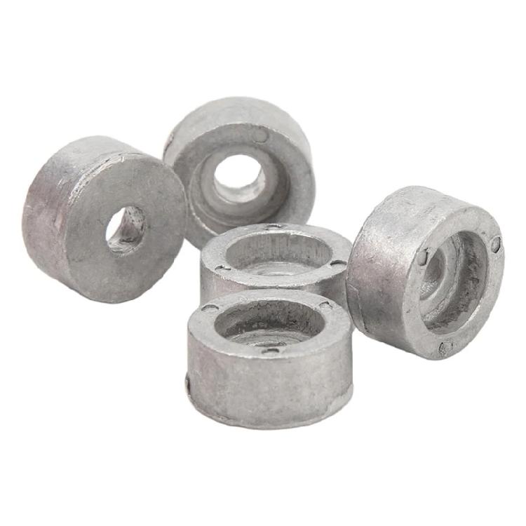 5 Pack Heavy Duty Cylindrical Zinc Anode For Marine Outboard Motor 4T 9.9L 300HP Anti Corrosion 55321-87J01 55321-87J00