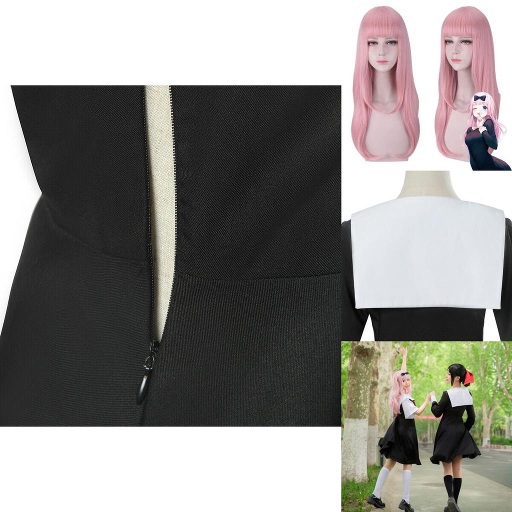 Kaguya Sama Love Is War Fujiwara Chika Shinomiya Kaguya Cosplay Costume Uniform With Polyester Fabric For Anime Fans