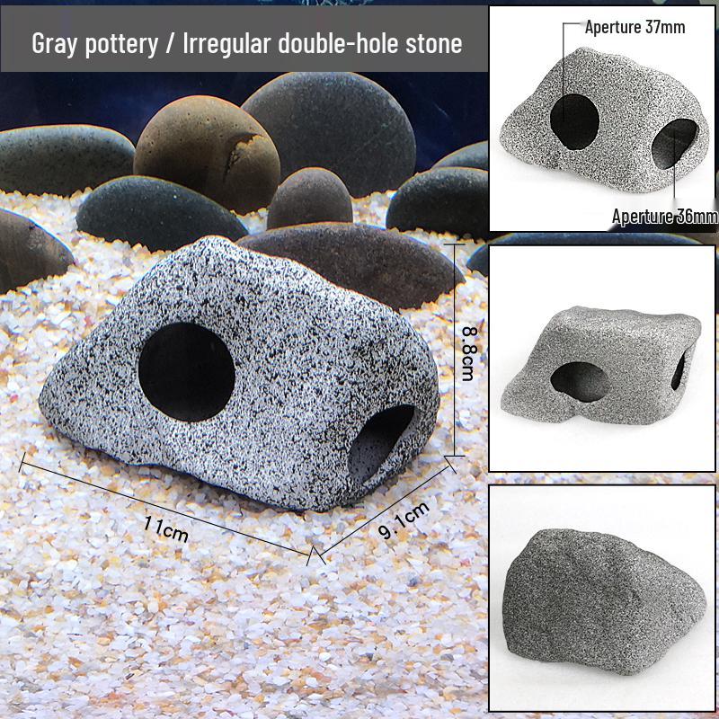 Ceramic Fish Tank Decoration: Shrimp Hiding, Cichlid Breeding, Spawning Nest.
