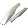 Sliver Top Side Roof Luggage Cargo Rack Rail End Cover Cap Shell Trim Compatible for Lexus RX350 RX450h 2010-2015 Accessories Car Styling
