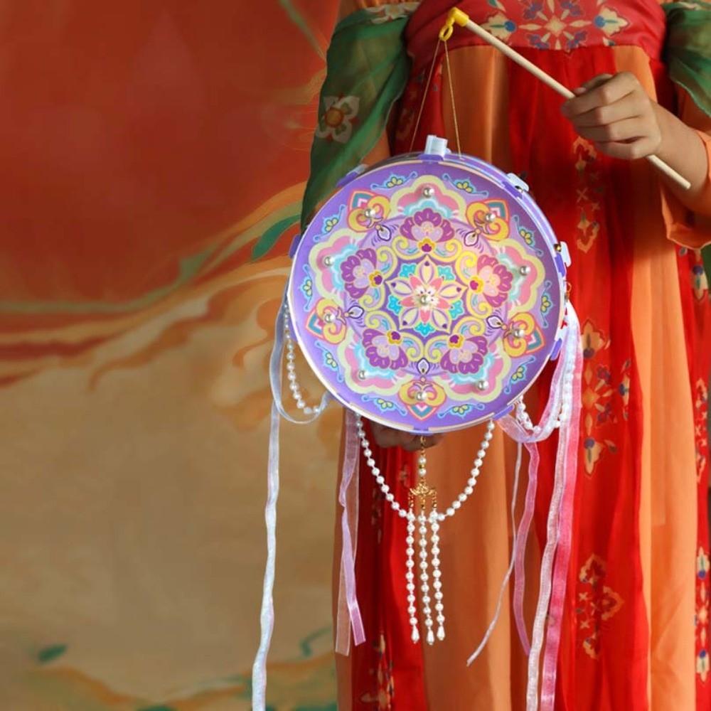 LED Warm Glow Dunhuang Lanterns Pearl Bead-strand Ancient Style Light  Photography Props