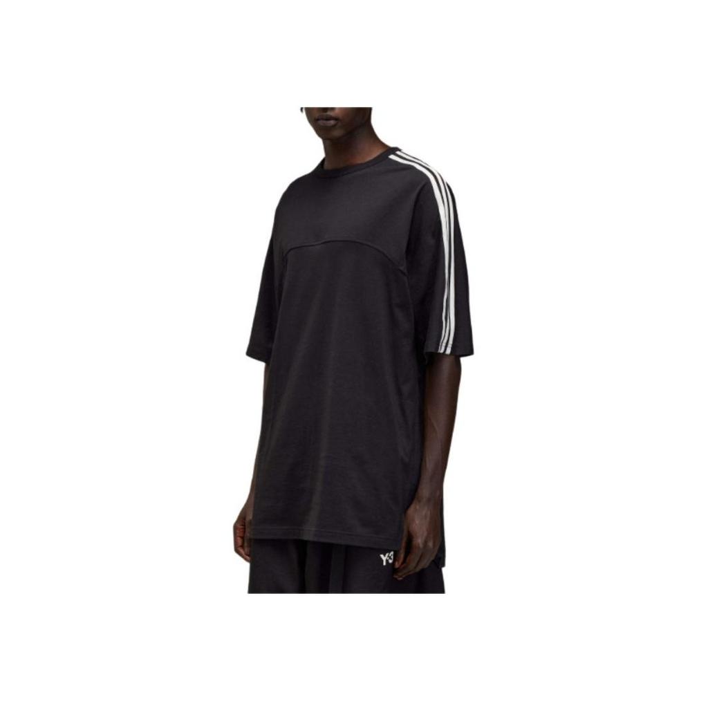Y-3 3 Stripes Short-Sleeve Tee Black Men Tops JN4986