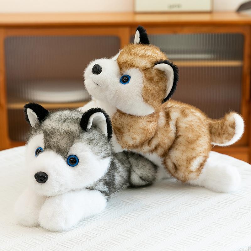 Cartoon Husky Plush Toys Children's Comfort Dolls Home Hang Dog Ornaments Office Doll Car Pillow
