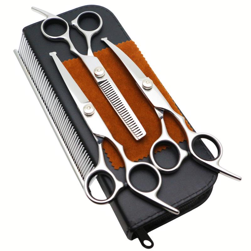 Popular Pet Scissors Set: Round Head Dog Styling, Thinning & Trimming Tools