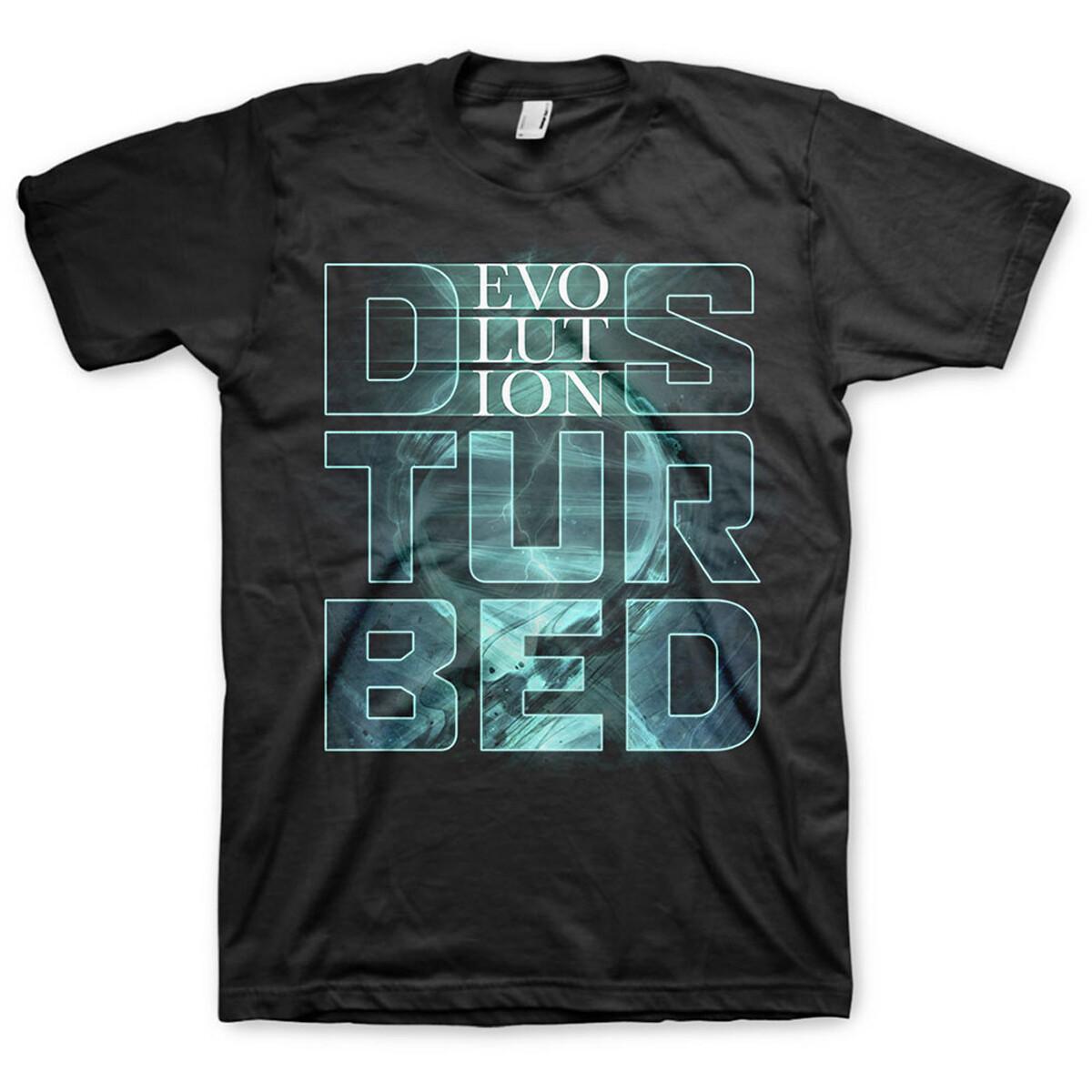 Disturbed Evolution erkend T-shirt voor mannen XXXL
