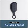 For Lynk & Co 900 Car Key Case Nappa Leather Keychain Auto Accessories Premium Smart Remote Key Protector Cover Shell Interior