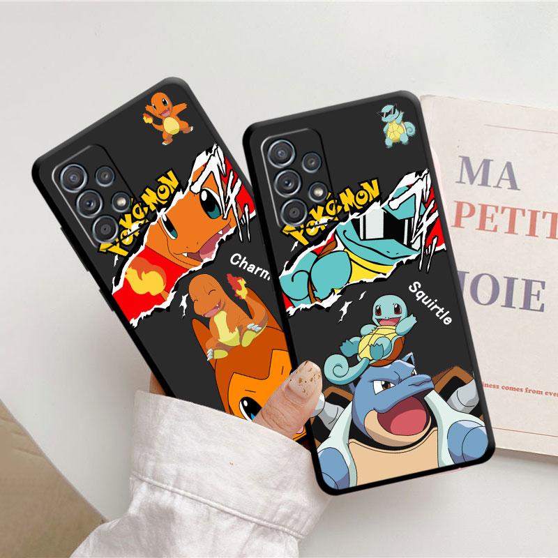 Pokemon Pikachu Anime Case For Samsung Galaxy A54 A52 A14 A53 A13 A12 A23 A51 A32 A71 A33 A34 A13 5G A34 A21s Phone Cover