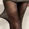 Fashion Semi Sheer Tights Hot Thin Stretch Fit Slimming Sexy Pantyhose Classic Diamond Pattern Women's Stockings Hosiery