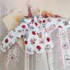 Rakulifey Blythe Outfit Camicia a Maniche Lunghe (Rosso) e Set gonna con bretelle (Set di Abbigliamento Neo Blythe, Compatibile con Obitsu 24, Set da 2 Pezzi)