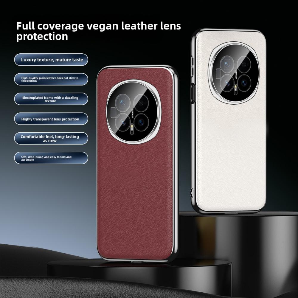 For Huawei Honor Magic 8 Pro Case Luxury PU Leather Skin Lens Protective Back Cover Case For Honor Magic 8 8Pro Phone Shell